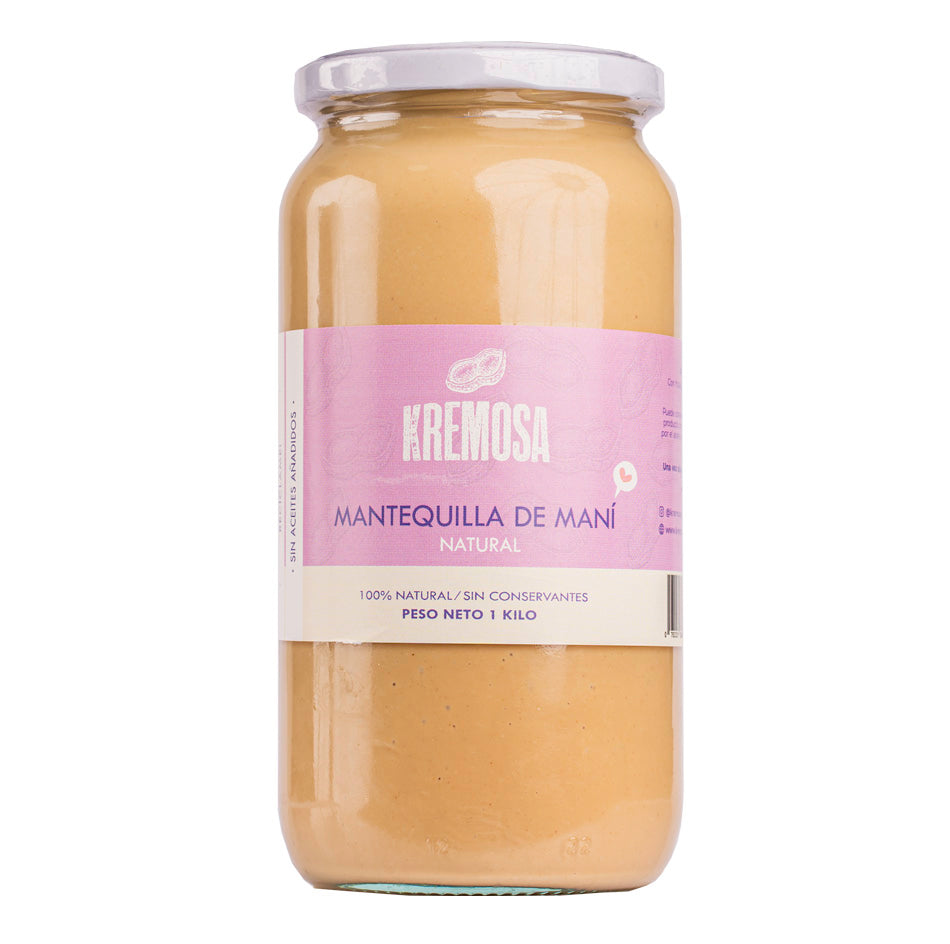 Mantequilla de Maní Natural 1 kilo (PREMIUM) + Regalo