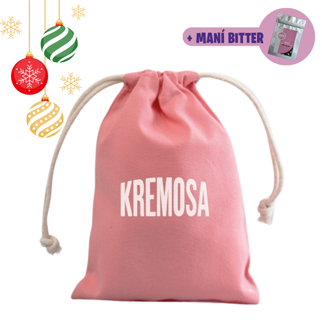 Bolsa Kremosa Navideña + Regalo Chocolates Bitter