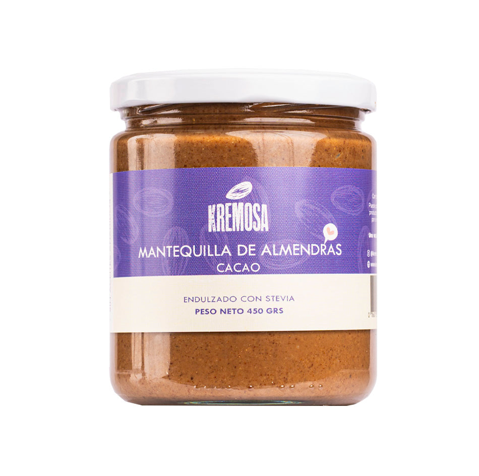 Mantequilla de Almendras Cacao 450 Grs + Regalo