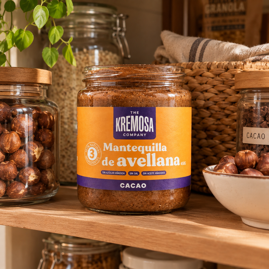 Mantequilla de Avellana Europea Cacao PREMIUM 450 Grs