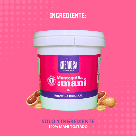 3x2 Mantequilla de Maní Natural - Formato Kilo - Sin Azúcar Añadida + Envío Gratis