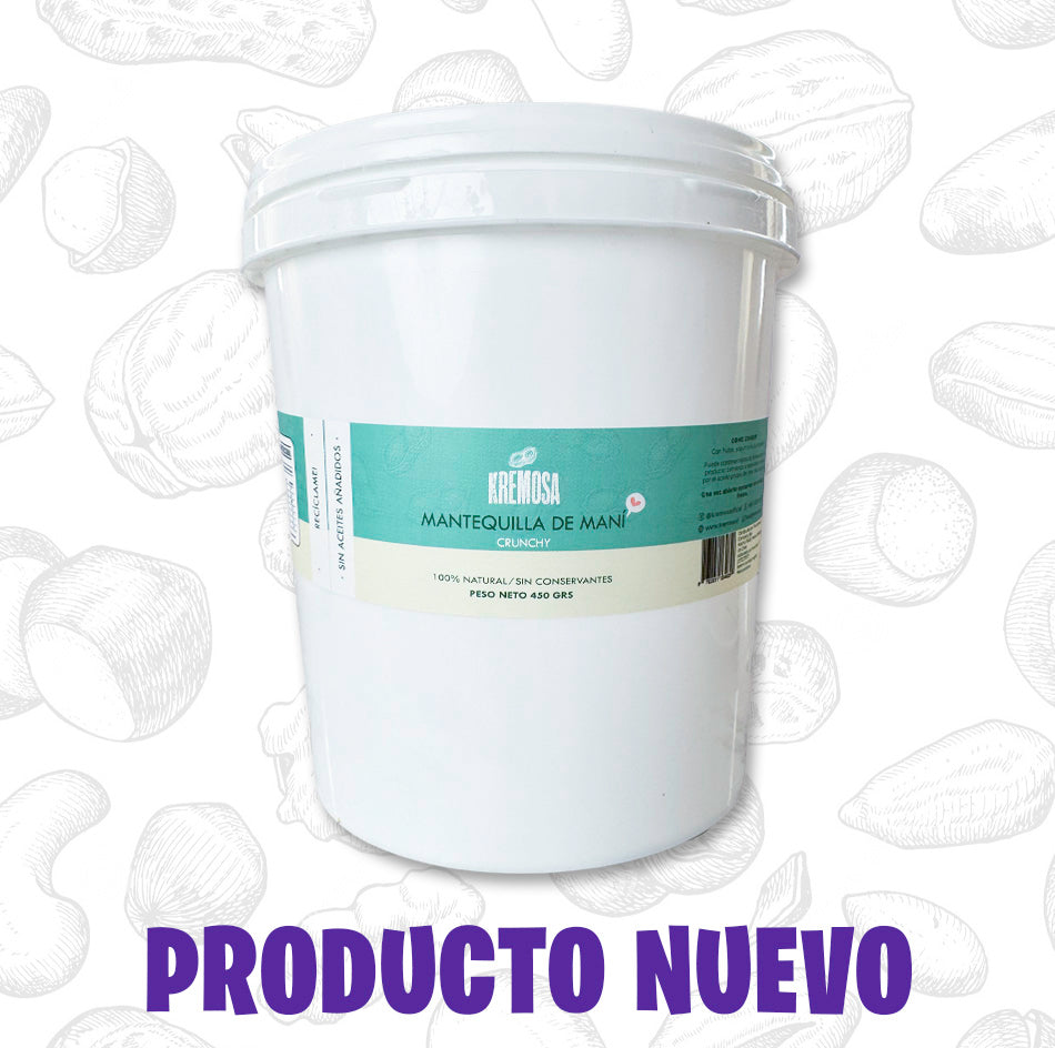 Mantequilla de Maní Crunchy Balde de 3.5 Kg (PREMIUM)