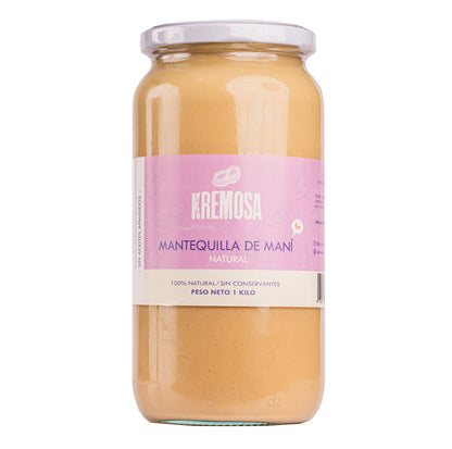 Mantequilla de Maní Natural 1 kilo (PREMIUM)