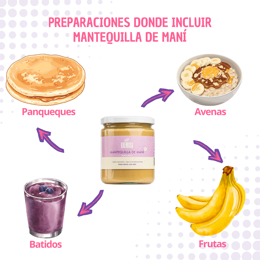 Mantequilla de Maní 100% Natural 450g - Sin Azúcar Añadida