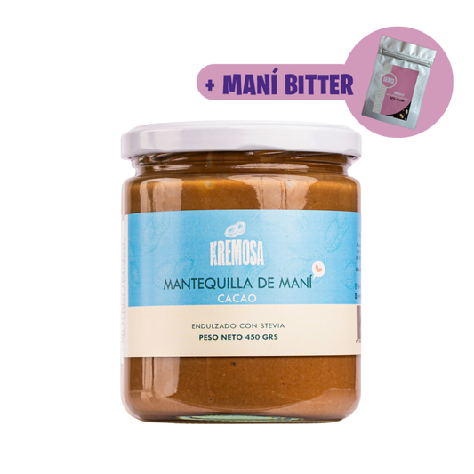 Mantequilla de Maní Cacao 450 Grs + Regalo