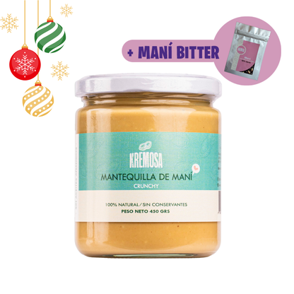 Mantequilla de Maní Crunchy 450 Grs + Regalo