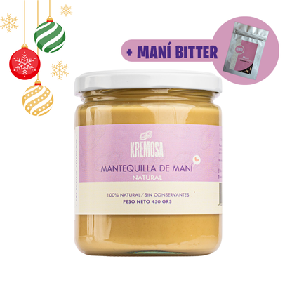 Mantequilla de Maní Natural 450 Grs + Regalo