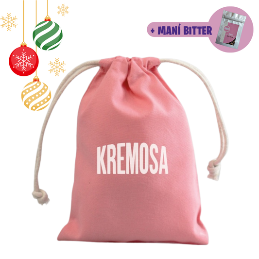 Bolsa Kremosa Navideña + Regalo Chocolates Bitter