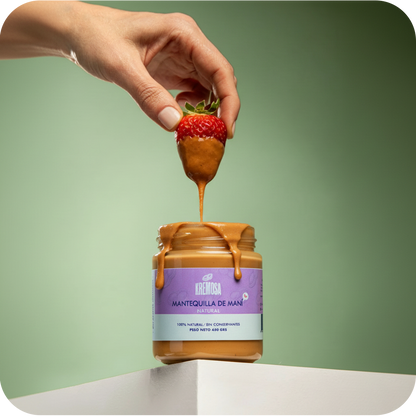 Mantequilla de Maní 100% Natural 450g - Sin Azúcar Añadida