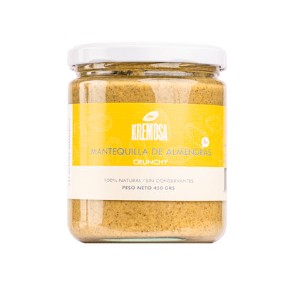 PREMIUM Kremosa® Mantequilla de Almendras Crunchy 450 Grs