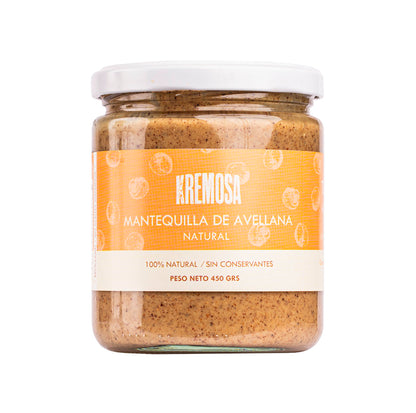 Mantequilla de Avellana Europea Natural 450 Grs