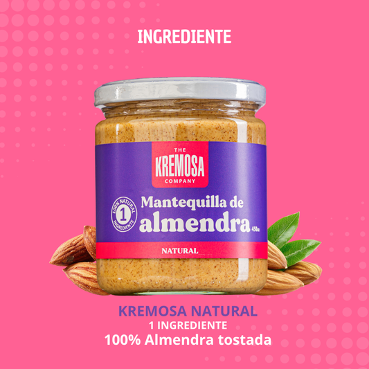 Mantequilla de Almendras Natural 450 - Sin Azúcar Añadida