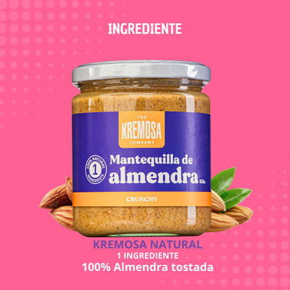 Mantequilla de Almendras Crunchy 450 - Sin Azúcar Añadida