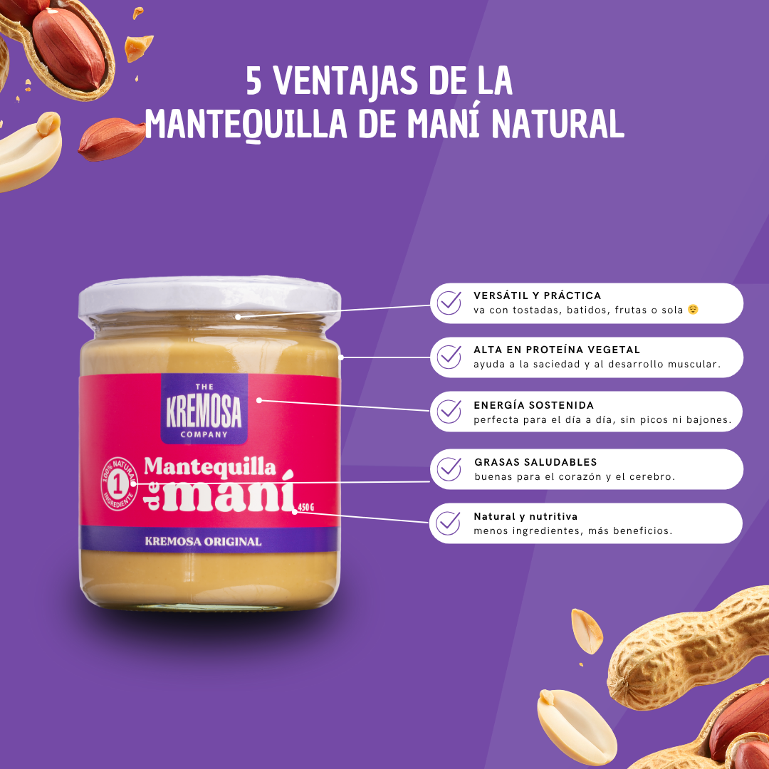 Trío Keto Mantequilla de Maní 450 Grs - Sin Azúcar Añadida + 2 Maní Bitter + ENVÍO GRATIS + 1 Recetario Digital