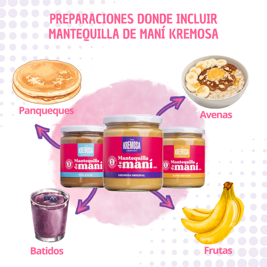 Trío Keto Mantequilla de Maní 450 Grs - Sin Azúcar Añadida + 2 Maní Bitter + ENVÍO GRATIS + 1 Recetario Digital