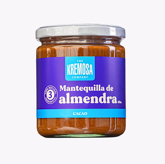 Mantequilla de Almendras Cacao PREMIUM- 450 Grs