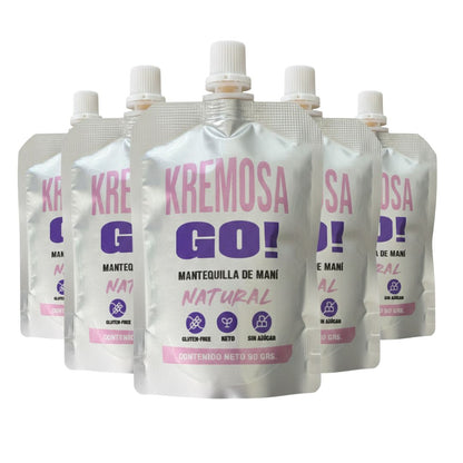 Pack Kremosa Maní On-The-- Sin Azúcar Añadida | Kremosa