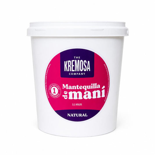 Balde 3.5 Kg Mantequilla de Maní Natural 100% Natural - Sin Azúcar Añadida + ENVíO GRATIS