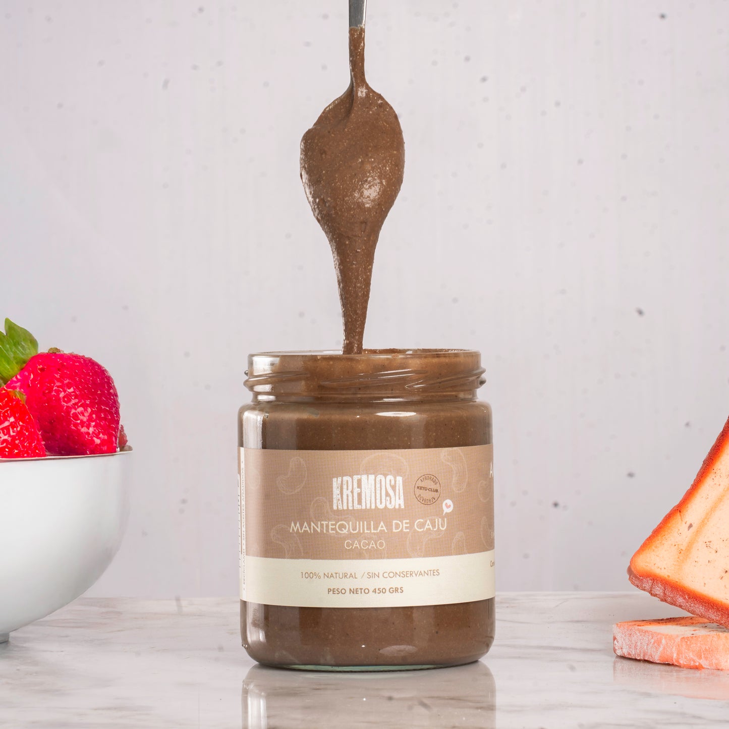Mantequilla de Cajú Cacao 450 grs