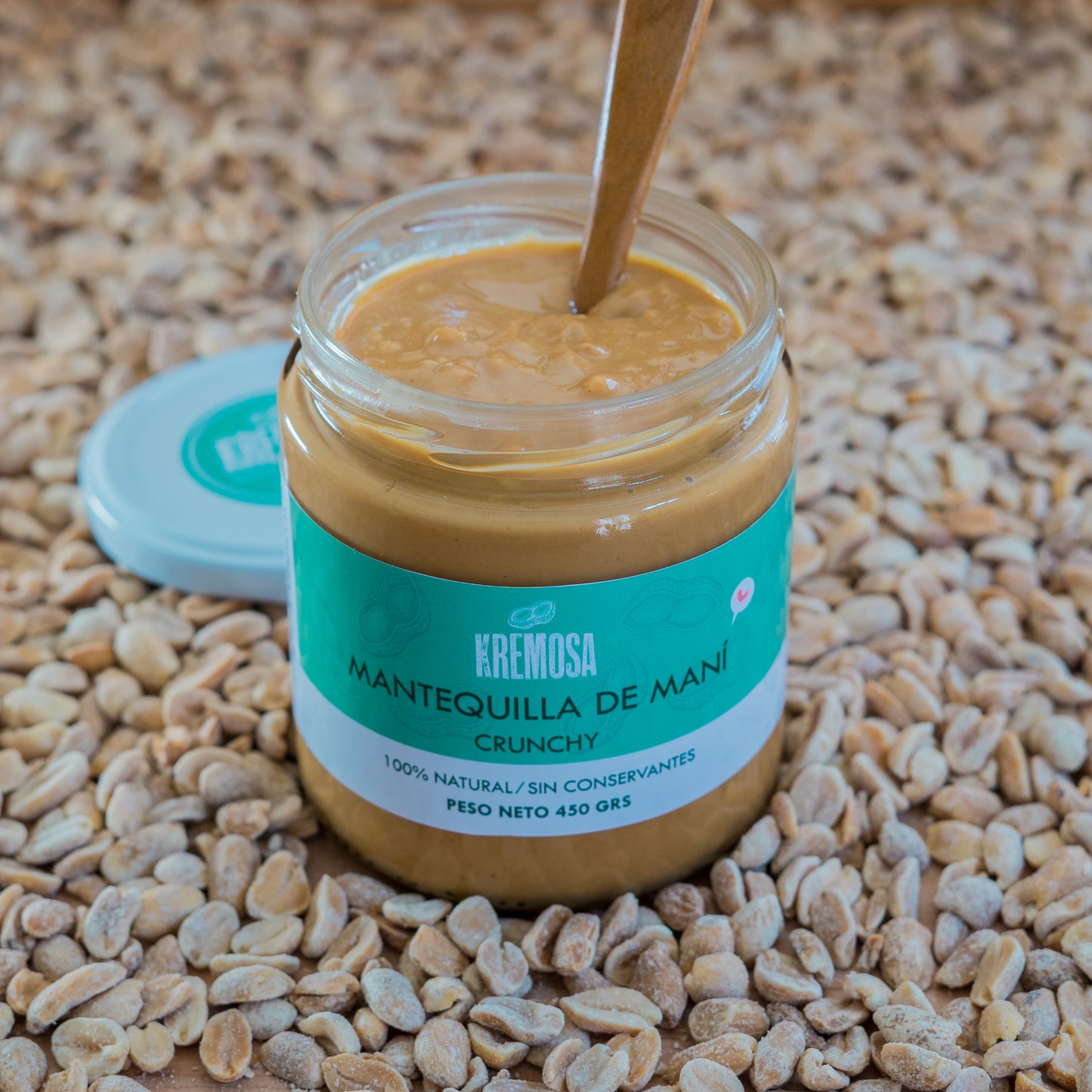 Trío Mantequilla de Maní 450 Grs (Natural-Crunchy-Cacao) + 1 Mani Bitter + ENVÍO GRATIS