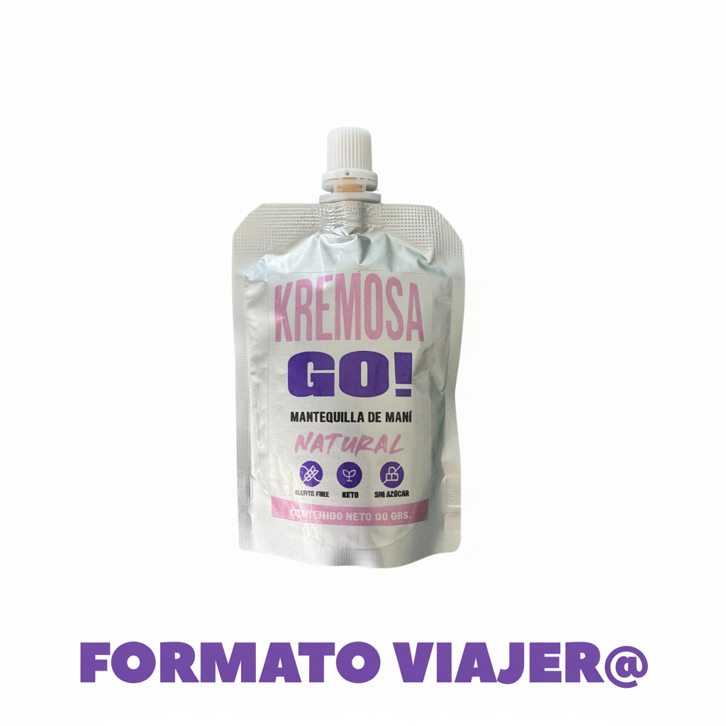 PREVENTA- entrega desde 13/03 Sachet mantequilla mani GO- Sin Azúcar Añadida | Kremosa