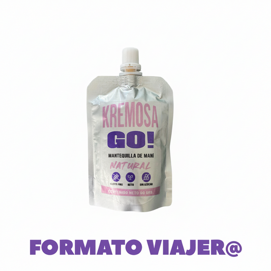 PREVENTA- entrega desde 13/03 Sachet mantequilla mani GO- Sin Azúcar Añadida | Kremosa