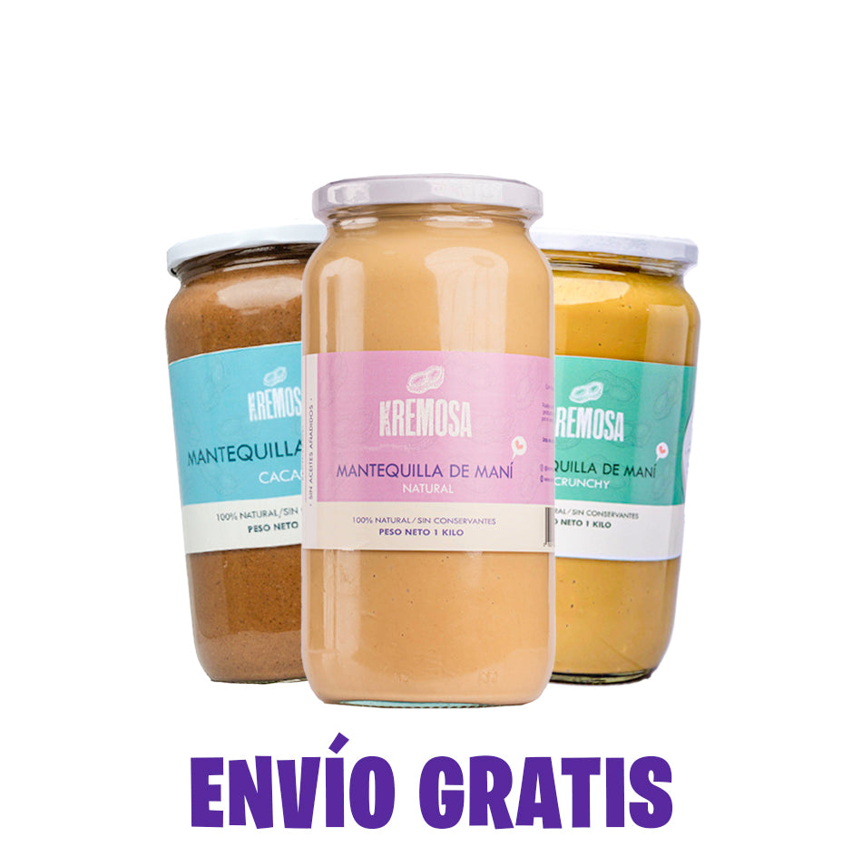 Power Pack Mantequilla de Maní Formato Kilo  + ENVÍO GRATIS