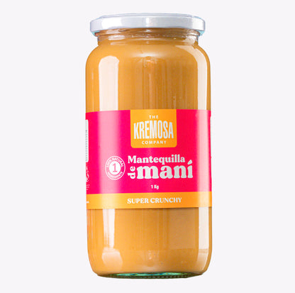 Mantequilla de Maní Crunchy 1 Kilo - Sin Azúcar Añadida