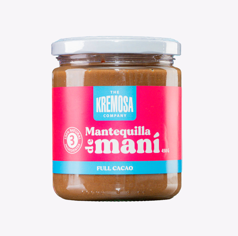 Mantequilla de Maní Cacao PREMIUM 450 Grs - Sin Azúcar Añadida