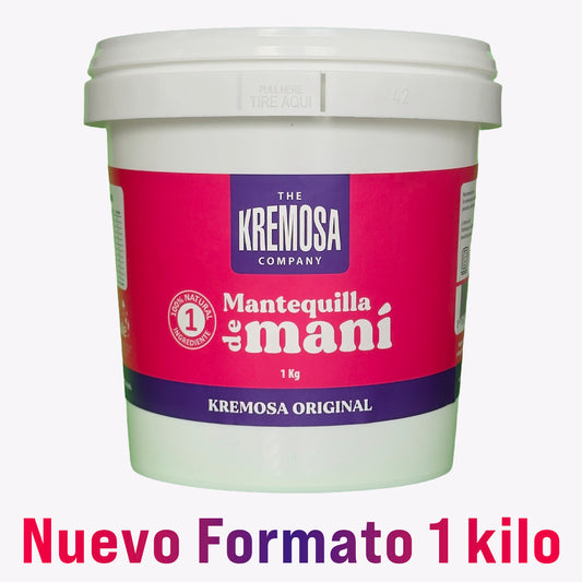 Mantequilla de Maní Natural 1 Kilo - Sin Azúcar Añadida